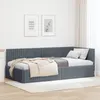 vidaXL Struttura letto ad angolo con testiera grigio scuro Anteprima dell’immagine prodotto 2