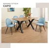 Albatros Esszimmerstühle mit Samt-Bezug 4er Set CAPO, Blau Produktbild-Vorschau 3