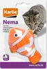 Karlie Fisch Nema Katzenspielzeug Catnip Plüsch Orange Produktbild-Vorschau 3