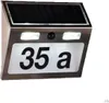 HI Numero civico solare illuminato a LED argento Anteprima dell’immagine prodotto 2