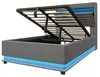 Łóżko tapicerowane 90x200 cm z hydraulicznym pojemnikiem, Podgląd zdjęcia produktu 15