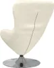 vidaXL Kreslo Egg cream velvet Náhľad obrázku produktu 6