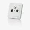 FUBA GAD 300 Presa satellitare Presa antenna a 3 vie Presa Anteprima dell’immagine prodotto 1