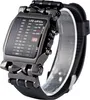 Mechanische Uhr Armbanduhr mit Binär-Anzeige, LED, Produktbild-Vorschau 1