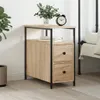 vidaXL Table de nuit chêne Sonoma 30x60x60 cm bois Voir les images du produit 1