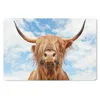 MuchoWow® Mauspad Mousepad Schottischer Highlander - Wolke Produktbild-Vorschau 1
