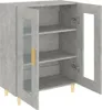 vidaXL Příborník betonový šedý 69,5x34x90 cm odvozený Náhled obrázku produktu 7