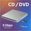 Reagle Lettore Masterizzatore Esterno CD DVD ±RW USB 3.2 Anteprima dell’immagine prodotto 2