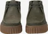 CLARKS Schnürschuhe Torhill Moss Dark Green Nub mit Produktbild-Vorschau 15