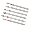 6pcs/paquet Kit de forets en acier inoxydable pour ongles Voir les images du produit 3