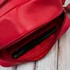 Damen Leder Schulterriemen Tasche rot klein Paolo Peruzzi Produktbild-Vorschau 9