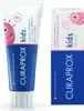 A tube of Curaprox kids toothpaste and its packaging are shown side-by-side against a white background. Anteprima dell’immagine prodotto