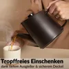 DEKAZIA® Teekanne mit Stövchen Porzellan | Teekanne mit Produktbild-Vorschau 2