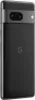 A black Google Pixel 7 smartphone shown from a slight angle, highlighting its camera bar and Google logo. Produktbild-Vorschau