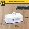 Karl Krüger 120252 Emaillierte Butterdose Husum weiß Produktbild-Vorschau 5