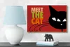 Holzschild Spruch 18x12 cm Katze Meet the cat Produktbild-Vorschau 5