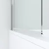 Duschwand für Badewanne 77x144 cm Nano Badewannenfaltwand Produktbild-Vorschau 4