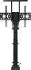 A black motorized TV stand with a mount for a television. Náhled obrázku produktu