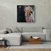Italienischer Leinwand Leinwandbild - Death and Life 40x40 Produktbild-Vorschau 3