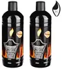 2 Flaschen Lampenöl, je 1 Liter, schwarz mit schwarzem Deckel Produktbild-Vorschau