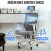 ELITESEATS Bürostuhl Ergonomisch [Kratzerfreie Rollen, Produktbild-Vorschau 6