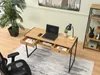 Biurko nils dąb, podstawa czarny Podgląd zdjęcia produktu 4