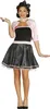 A woman wearing a retro-style party outfit. Produktbild-Vorschau