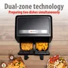 Dvojitá teplovzdušná fritéza ALPINA Airfryer, 1700 W, 8 l, Náhľad obrázku produktu 4
