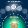 Outsunny Solar Stehlampe Rattan Solarlampen mit Lichtsensor Produktbild-Vorschau 5