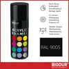BIODUR Sprühlack - Tiefschwarz RAL 9005 Matt - 400ml – Produktbild-Vorschau 2