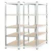 Zestaw Wiltec 2x regały do dużych obciążeń 180x120x40 cm, Podgląd zdjęcia produktu 9