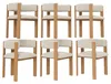 Lot de 6 chaises de salle à manger ergonomiques avec Voir les images du produit 2