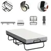 Jayseuw 90x200cm klappbar Gästebett  Klappbett mit Matratze Produktbild-Vorschau 1