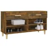 vidaXL Schuhschrank Räuchereiche 102x35x55 cm Holzwerkstoff Produktbild-Vorschau 5