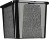 Contenitore in plastica KADAX da 30 l con coperchio, nero, Anteprima dell’immagine prodotto 6