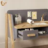 Bureau Livinity Mailo Cachemire/Artisan 97x80cm, Model Voir les images du produit 5