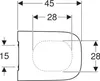 Geberit Smyle Square WC-Sitz, schmales D Sandwichf., Produktbild-Vorschau 13