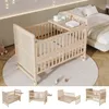 Merax Gitterbett 60 x 120 cm, 3-in-1 Babybett mit Produktbild-Vorschau 1