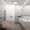 B.K.Licht Pannello LED telecomando Ø42cm rotondo 22W 3000lm Anteprima dell’immagine prodotto 10
