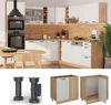 Eckunterschrank Vicco R-Line Weiß Landhaus 86 cm ohne Produktbild-Vorschau 3