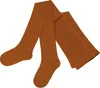 Damen Strumpfhose aus Baumwolle Glatt Unifarben Ocker Größe Produktbild-Vorschau 1