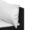 vidaXL 4-tlg. Garten-Lounge-Set mit Kissen Schwarz Poly Produktbild-Vorschau 6