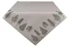 Tovaglia Clayre & Eef 130x180 cm Beige Verde Cotone Abete Anteprima dell’immagine prodotto 1