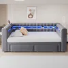 Divan convertible Merax, avec lit tiroir, cadre de lit Voir les images du produit 2