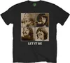 The Beatles Let It Be Sepia Black S T-Shirt Produktbild-Vorschau 1