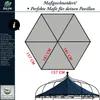freigarten.de Ersatzdach für Pavillon Modena 6-eck 320cm Produktbild-Vorschau 2