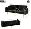 Merax 2 Sitzer Sofa, Couch mit Liegefunktion, 3 Produktbild-Vorschau 7
