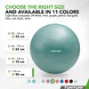 Tunturi Anti Burst Fitness Ball con Pompa - Palla Yoga 90 Anteprima dell’immagine prodotto 8