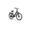 A black electric bicycle is shown against a white background. Produktbild-Vorschau
