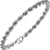 JOBO Kordelarmband 925 Sterling Silber massiv 21 cm Armband Produktbild-Vorschau 1
